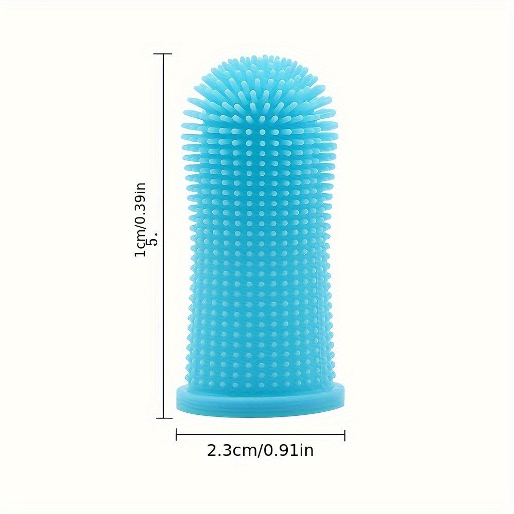 FurReal Love™ 360° Silicone Dog & Cat Toothbrush Set – Soft Finger Toothbrush for Gentle Pet Teeth Cleaning (2-Pack)